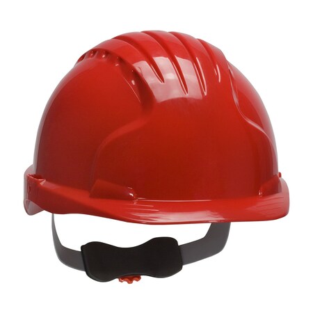 Pip Cap Style Hard Hat with HDPE Shell, 6-Point Polyester Suspension and Wheel Ratchet Adjustment 280-EV6151-60